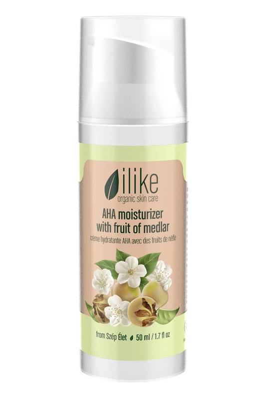 AHA Moisturizer with Fruit of Medlar by Ilike Organic Skin Care  50ml